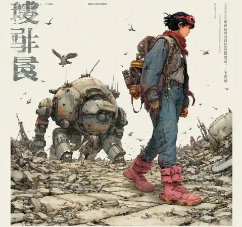 幻想方向作品条目封面，科幻设定题材